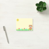 Moeie Kitty Kat, Zon, Bloemen & Gras Post-it® Notes (Kantoor)
