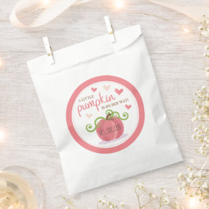 Moeie Kleine Pompoen Baby Shower Favor Zakken Bedankzakje