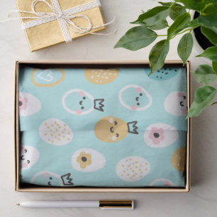 Moeie Paaseieren Patroon Kawaii Pastel Eieren Tissuepapier
