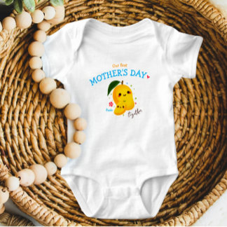 Moeie Persoonlijke Onze Eerste Moederdag Mango Romper