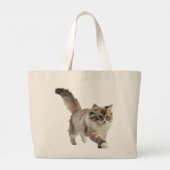 Moeie pluizige kat tas (Achterkant)