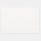 Moeie Pootafdrukken Hondenskeletten Aangepaste Naa Inpakpapier Vel (Voorkant 2)