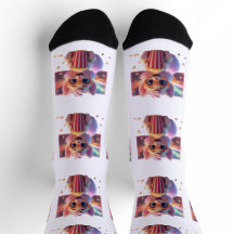 Moeie Popcorn Kitty Soks