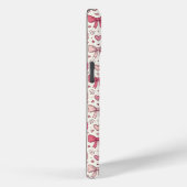 Moeie Roze Strikken Harten Handgeschetst Patroon Case-Mate iPhone Case (Achterkant / Rechts)