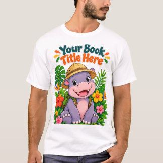 Moeie Safari Verkenner Baby Nijlpaard Aangepaste K T-shirt