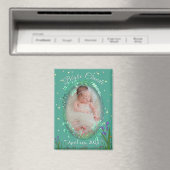 Moeie & Schattige Kinderen - Botanisch Turquoise Magneet (Insitu (Vaatwasser))