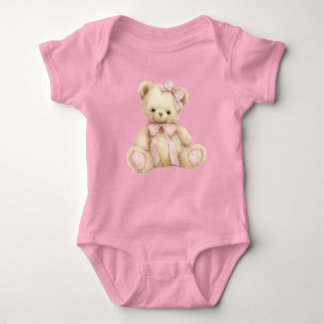Moeie teddybeer baby body romper