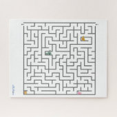 moeilijk doolhof puzzel (Horizontaal)