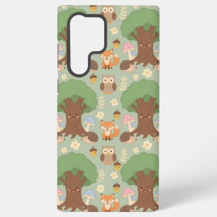 Moeilijk Houten Dieren Patroon Hoesje Samsung Galaxy Hoesje