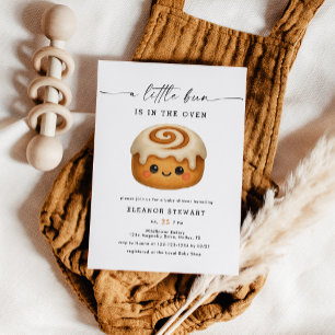 Moeilijk Kawaii Broodje in de Oven Baby Shower Kaart