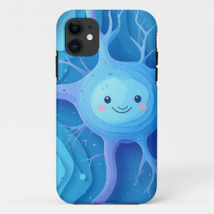 Moeilijk lachend neuron iPhone / iPad hoesje