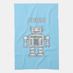 Moeilijk leuk robot persoonlijk keukendoekje voor theedoek