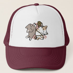 Moeilijk Ontwerp van Speelse Katten – Leuke Pootje Trucker Pet