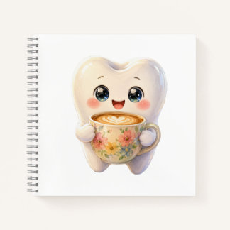Moeilijk Tandheelkundig Koffie Liefhebber Kawaii K Notitieboek