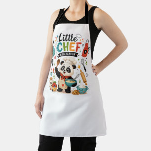 Moeilijk te koken Panda Chef Cartoon Fun Print Schort