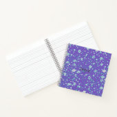 Moeilijk te vertalen 'Cute Doodle Flower Notebook Notitieboek (Binnen)