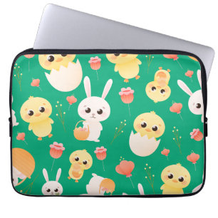 Moeilijk te weerstaan Pasen Kuikens & Konijnen Naa Laptop Sleeve