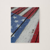 Moeilijke Amerikaanse vlag Puzzle Legpuzzel (Verticaal)
