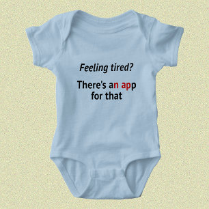 Moeilijke app geek humor romper