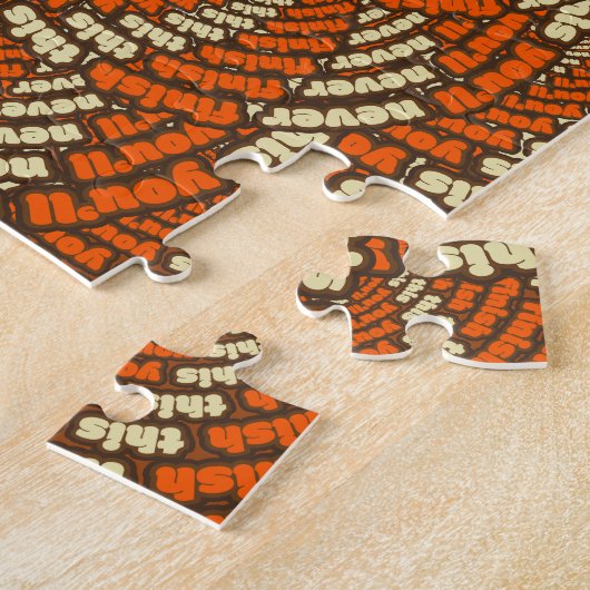 Moeilijke (Challenge to Finish) puzzel Legpuzzel (Zijkant)