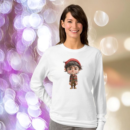 Moeilijke dag Kerst Elf Vrouwen T-shirt