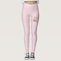 Moeilijke Kabouterkeuken Licht Roze Leggings