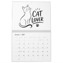 Moeilijke Kattenliefhebber 2027 Muurkalender