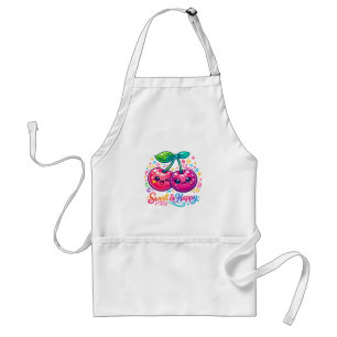 Moeilijke Kawaii Kersen Tuinieren Schort