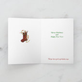 Moeilijke kerstdagen Kaart (Binnen)