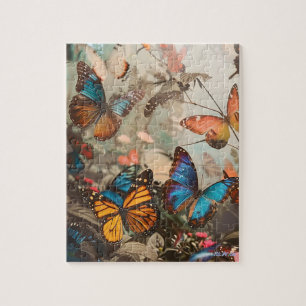 Moeilijke Vlinder Kleurrijke Relax Ogen Puzzel