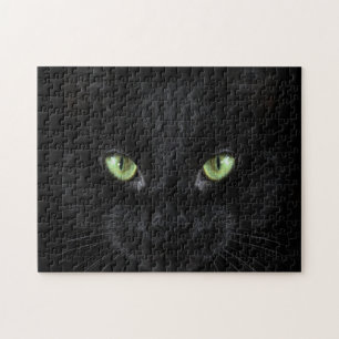 Moeilijke volledig zwarte kat 252 stukken legpuzze legpuzzel