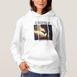 Moeilijkheden onder ogen zien met moed en succes z hoodie