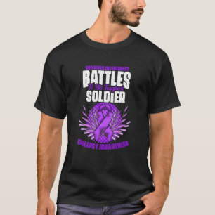 Moeilijkste Gevecht Steun Epilepsie Overlevende Ep T-shirt