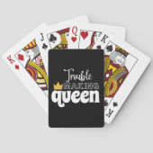 MOEITE MET KONINGIN MAKEN POKERKAARTEN (Achterkant)