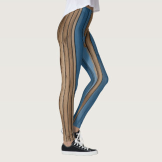Moeiteloze Mode met elegante lijnpatronen Leggings