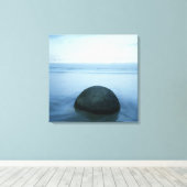 Moeraki Boulders Canvas Afdruk (Insitu (Houten vloer))