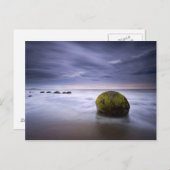 Moeraki Boulders Sunrise Seascape Briefkaart (Voorkant / Achterkant)