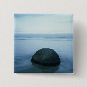 Moeraki Boulders Vierkante Button 5,1 Cm