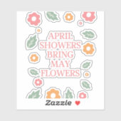 moerasbloemen sticker (Vel)