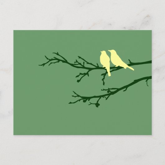 moerasvogels briefkaart (Voorkant)