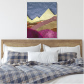 Moerbeibergen Canvas Afdruk (Insitu (Slaapkamer))