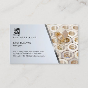 Moeren en bouten Hardware Supplies Visitekaartje