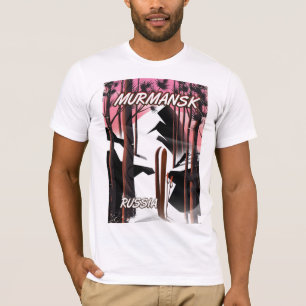 Moermansk Russische reisposter T-shirt