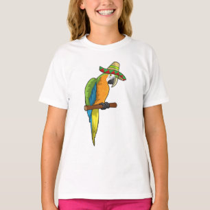 Moerrot met stro pet t-shirt