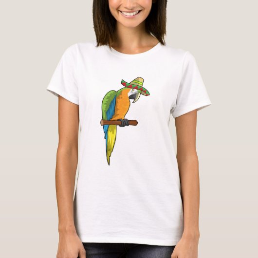 Moerrot met stro pet t-shirt (Voorkant)