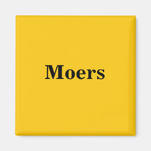 Moers Magnet Schild Gold Gleb Magneet