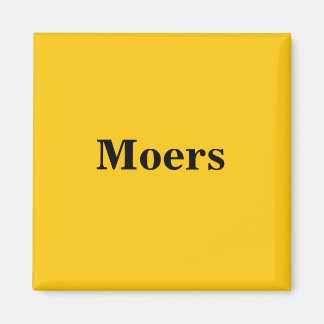 Moers Magnet Schild Gold Gleb Magneet