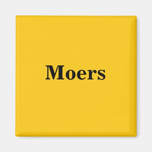 Moers Magnet Schild Gold Gleb Magneet (Voorkant)