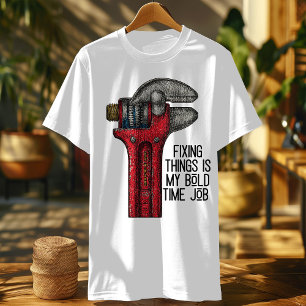  moersleutel - dingen repareren is mijn gedurfde w t-shirt