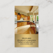 Moersleutel en schroevendraaier | Modern Kitchen H Visitekaartje (Achterkant)